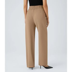 Halara High Waisted Zipper Pocket Straight Leg Work Pants-**XSP** Cartouche